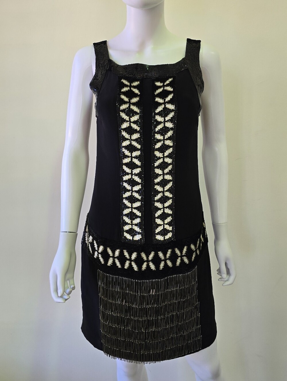Philosophy Di Alberta Ferretti Sequin Beaded Dress